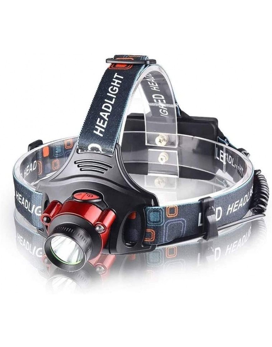 ZBQLKM Scheinwerfer Taschenlampe USB aufladbare Scheinwerfer Scheinwerfer Tragbare Glare Sensor Head-Mounted Angeln Lichter Nachtangeln Camping Multifunktions-Scheinwerfer - B08XMV34K9