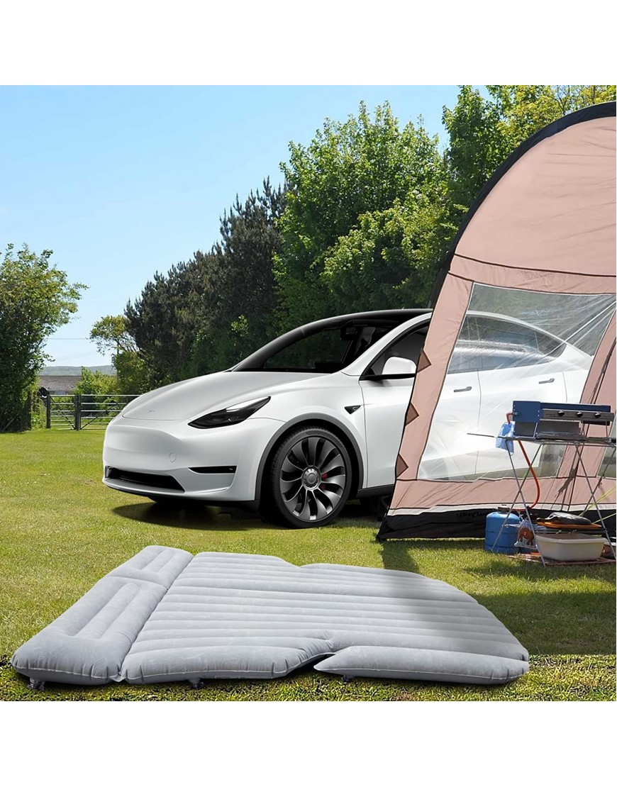 BASENOR Tesla Auto Aufblasbare Luftmatratze Tragbares Camping Bettkissen für Tesla Model 3 Model Y Model S Model X Zubehör Gen 2 - B085ZT4TZ1
