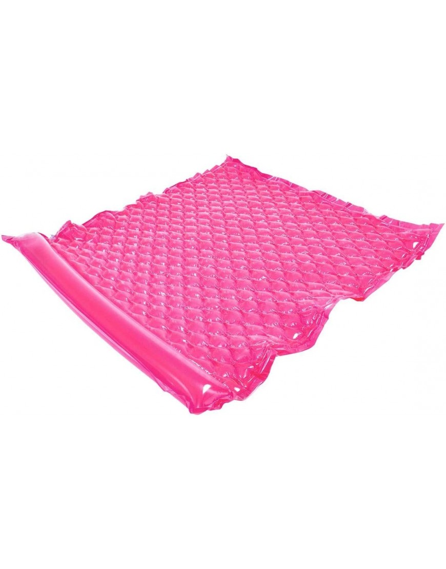 Jilong Wave Mat Duo Pink 218x88cm Schwimmmatte 2 Mann Luftmatratze Strandmatte Poolliege Wasserliege - B07PFSL6F1