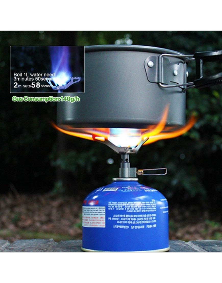 Will Outdoor 25g Ultra-Light Camping Gasherd Kochen im Freien Barbecue Picknick-Brenner BRS-3000T - B07MNLLNFX