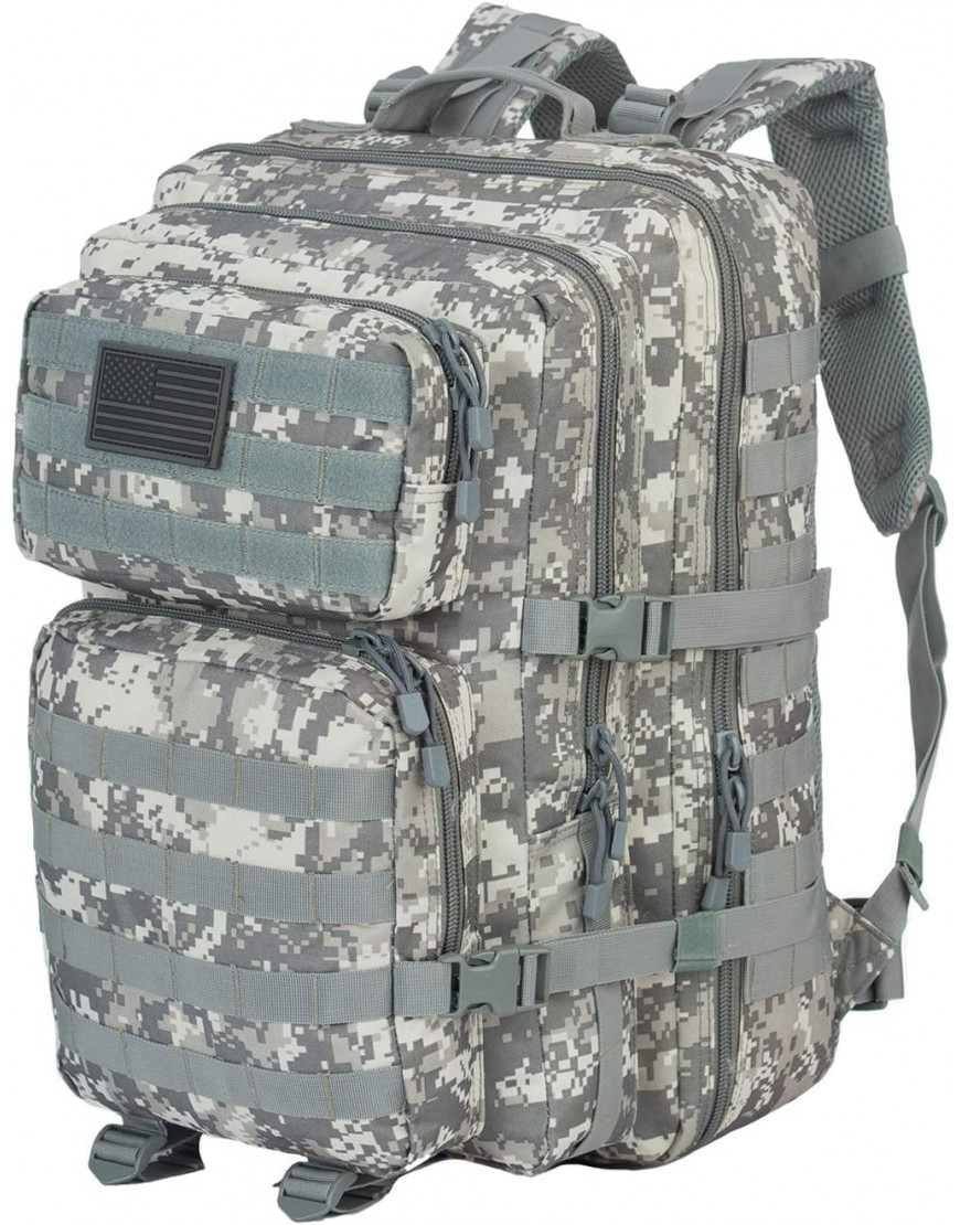 EbonHawk Taktischer Rucksack mit Zubehör für Reisen Wandern 43 L taktischer Rucksack hohe Kapazität - B09129JXDY