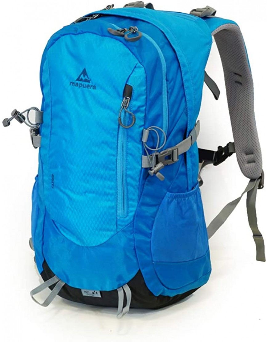 mapuera Aero Leichter Tagesrucksack mit Rückenbelüftung Daypack mit Regenhülle 19 l geeignet als Rucksack zum Radfahren Wandern Laufen und für Tagesausflüge - B07FM888Y2