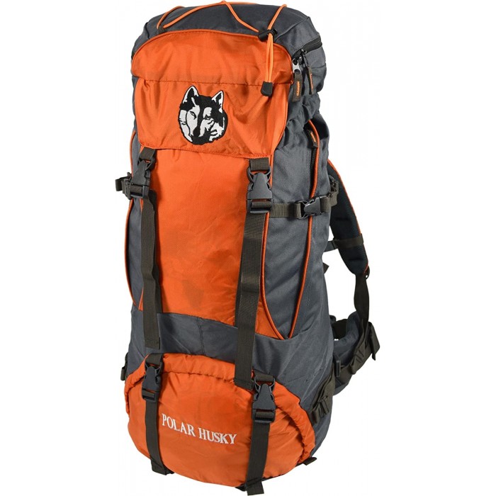 Polar Husky® Travel Rucksack Trekkingrucksack mit Regenhülle für Camping Wandern und Reisen Farbe Bobo - B00QNQOXFS