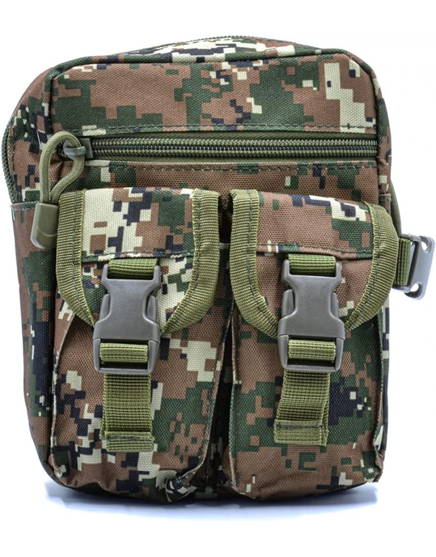 DRT Taktisch Außentasche,militärisch wasserdicht,Hüfttasche mit großem Fassungsvermögen,Praktisch,Tragbar,Multi Pocket Organisationsdesign,Verstellbarer Taillengürtel Camouflage - B09XK9CZZ1