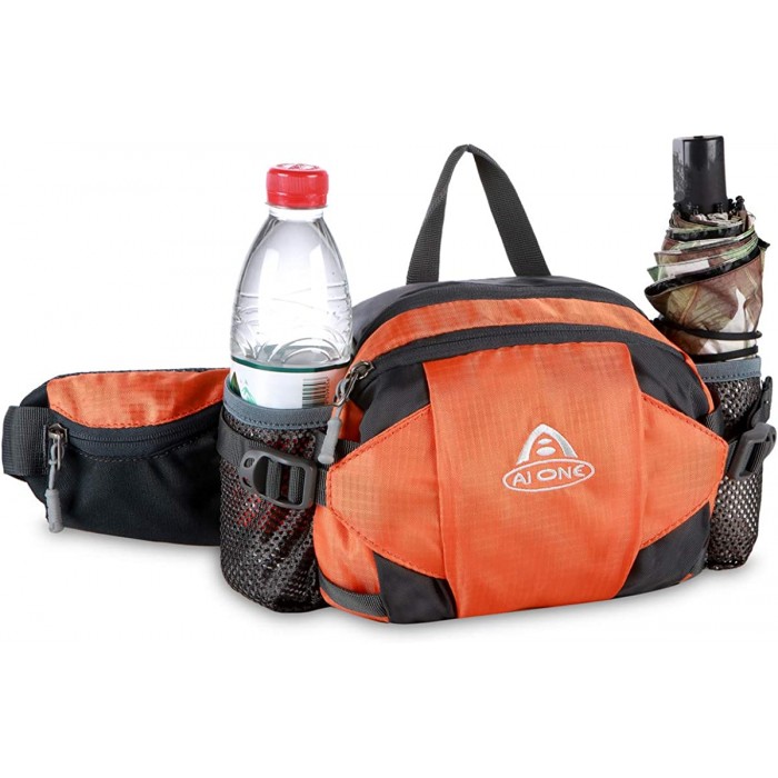 Gürteltasche 3 Liter Hüfttaschen mit Wasserflaschenhalter für Männer Frauen Walking Laufen für Reisen Wandern Radfahren Outdoor Sport Hundespaziergang - B089RCVJMJ
