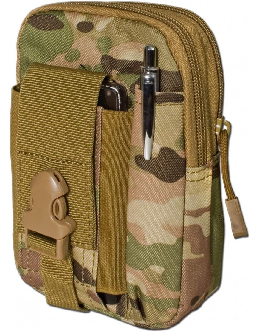 Outdoor Saxx® Taktische Gürtel-Tasche Hüft-Tasche Schutz-Tasche Transport-Tasche für Ausrüstung Handy Smartphone GPS Tracker MP3 Player Messer Army Camouflage Tarnfleck - B07HM4DNY2