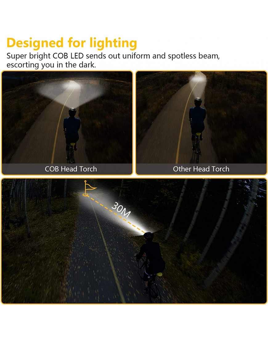 Gritin Stirnlampe [2 Stück] LED Stirnlampe Kopflampe Superhell mit 3 Modi wasserdichte Leichtgewichtige Mini Stirnlampe fürs Laufen Campen Joggen Angeln für Kinder - B08CXZBGPB
