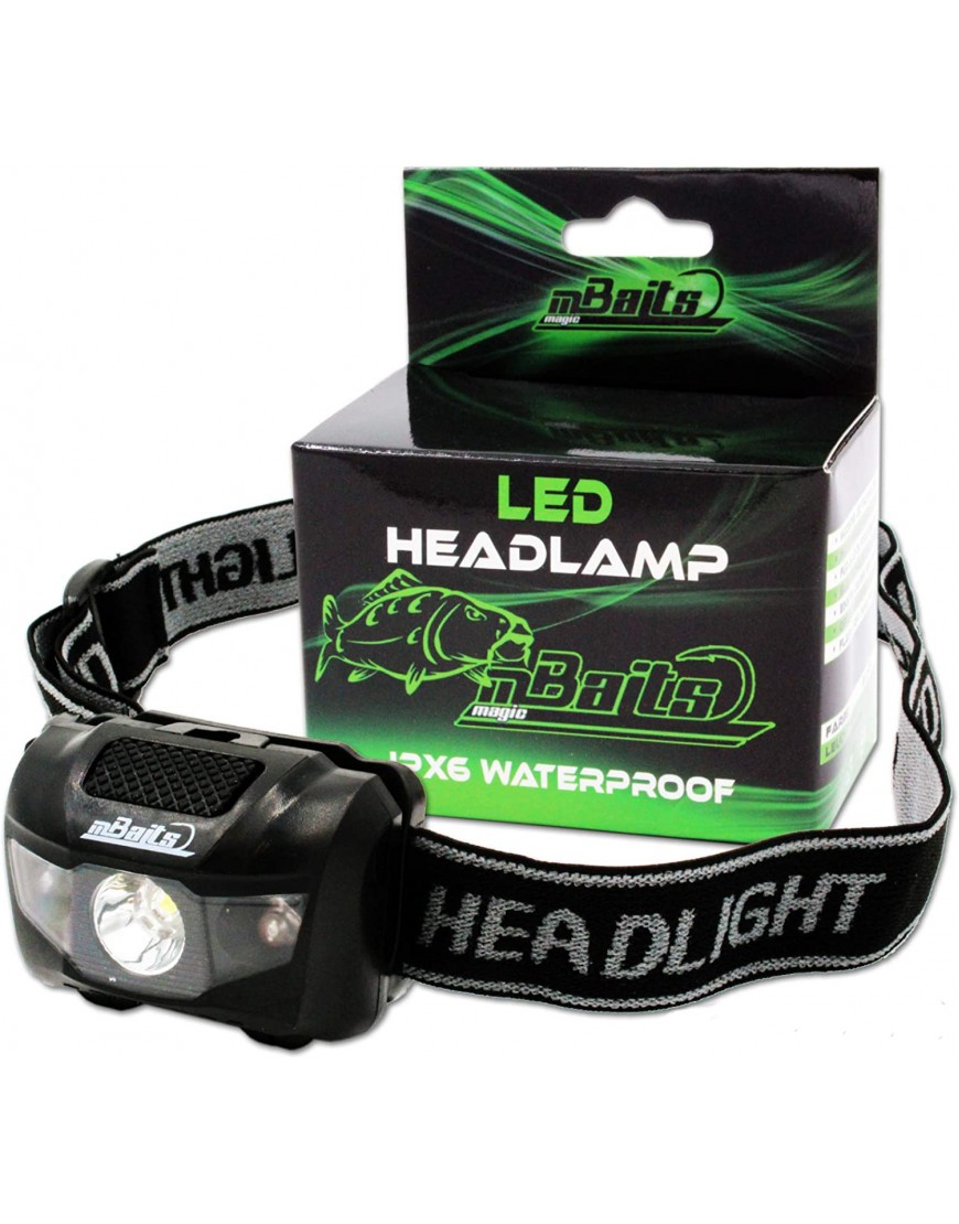 Magic Baits LED Headlamp Multicolor Stirnlampe Kopflampe Angellampe - B08KW524QX
