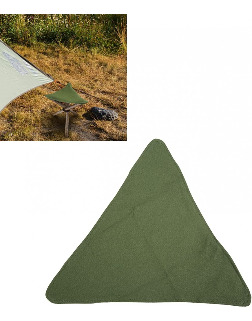 Gedourain Tripod Hocker Tuch Leichtes Segeltuch Klappbarer Campinghocker Tuch Stabil Robust für Grillparty zum Wandern für Camping im FreienOD-Grün - B0B42WPG34