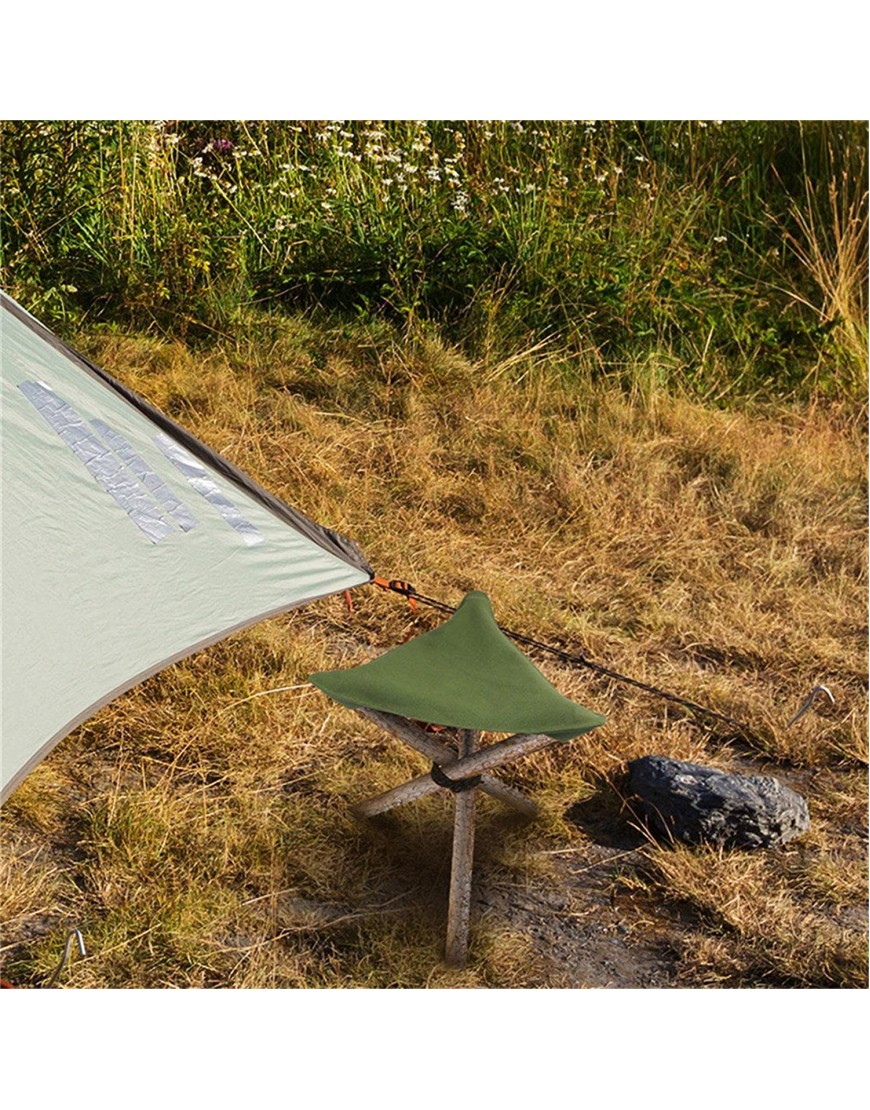 Jayehoze Stativ Hocker Tuch Stuhl Canvas Klapp Camping Hocker Tuch Outdoor Tragbare Ultraleichte Dreieckige Nylon Hocker Tuch - B09Q94NNJD