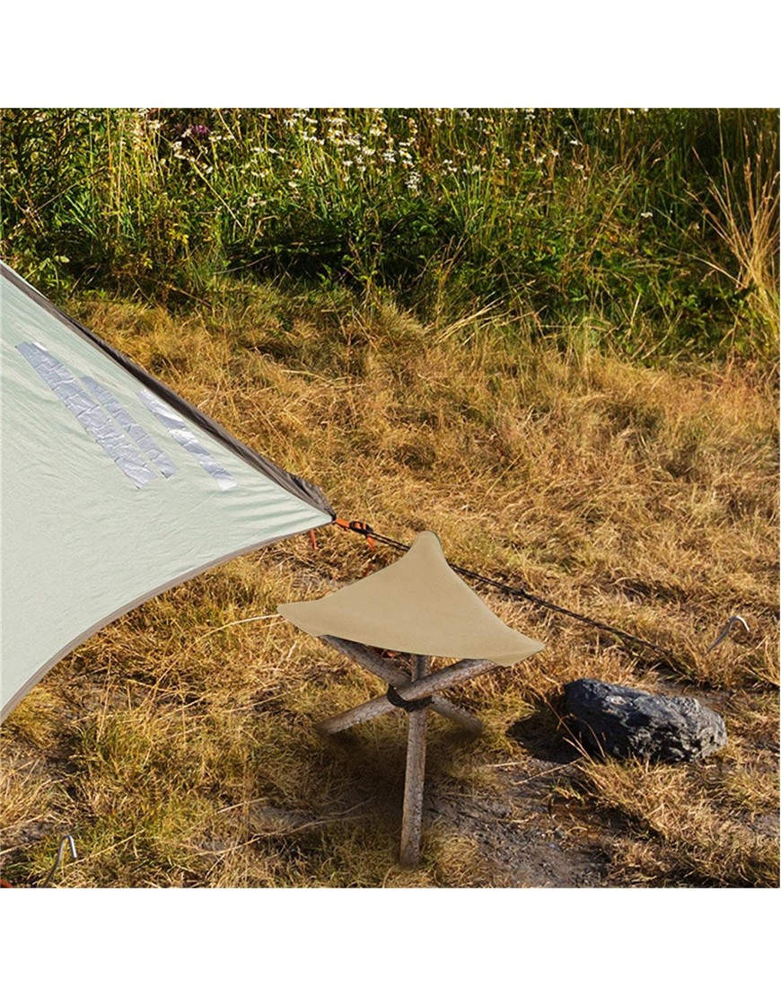 WUSHUN Stativ Hocker Tuch Stuhl Canvas Klapp Camping Hocker Tuch Outdoor Tragbare Ultraleichte Dreieckige Nylon Hocker Tuch - B09X9KZLYD