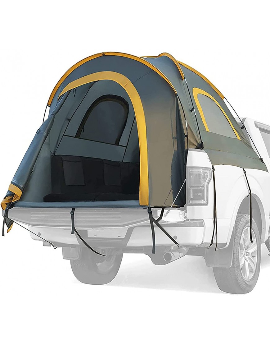 Pickup-Truck-Zelt Auto-Heckklappenzelt wasserdichte PU2000-mm-Doppelschicht-Autobett-Lagerzelte für Minivan-Outdoor-Selbstfahrer-Camping-Party-Wandern - B0B41YGZX4