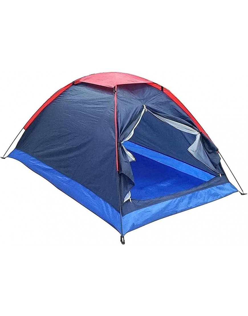 Zelt ， Camping-Rucksackzelt 2-Mann-Leichtgewicht-Zelt Wasserdichtes Doppelschicht-Kuppelzelt Camping-Wanderzelt Farbe:Blau - B0B421NNFB