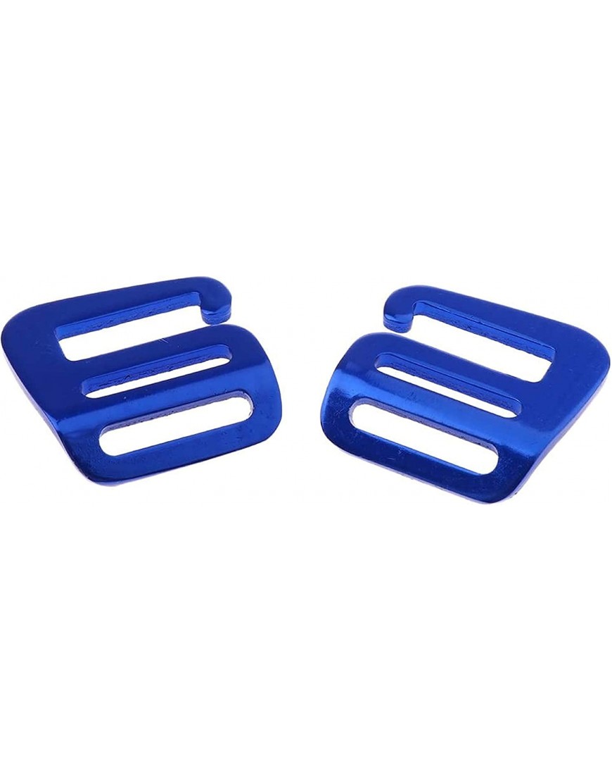 2 x Metall-Metall-Haken für Rucksack-Gurtband Kleidung Gürtel 25 mm blau Blau SCD-UKLX1955-1 - B08H1MRW8S