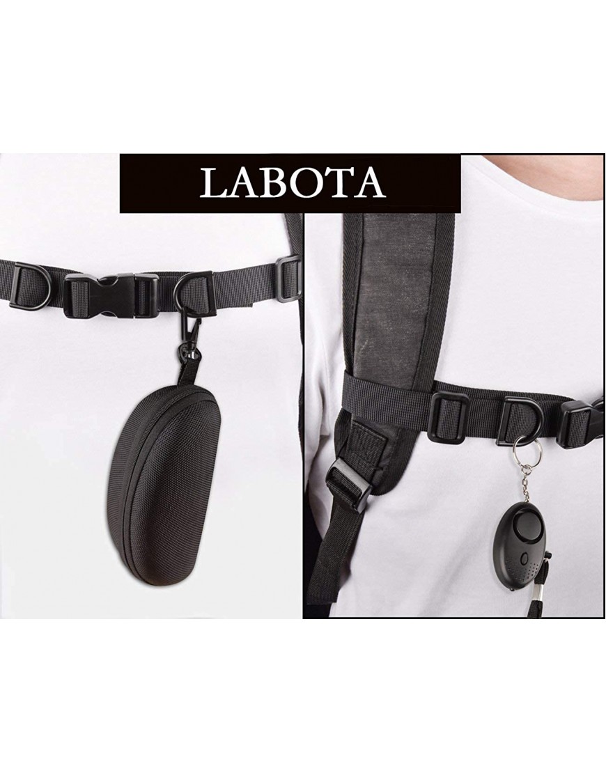 LABOTA 2 Stück Brustgurt für Rucksack,Verstellbarer Brustgurt Heavy Strapazierfähiger Brustgurt für Den Rucksack Brustgurt Zum Jogging und Wandern - B07F1NWKXF