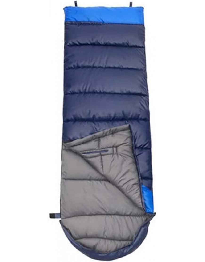 Wasserdichter winddichter Reise-Reißverschluss-Schlafsack für Paare Rucksack Outdoor-Reisen Campingtasche Color : Blue - B0B211F8HY