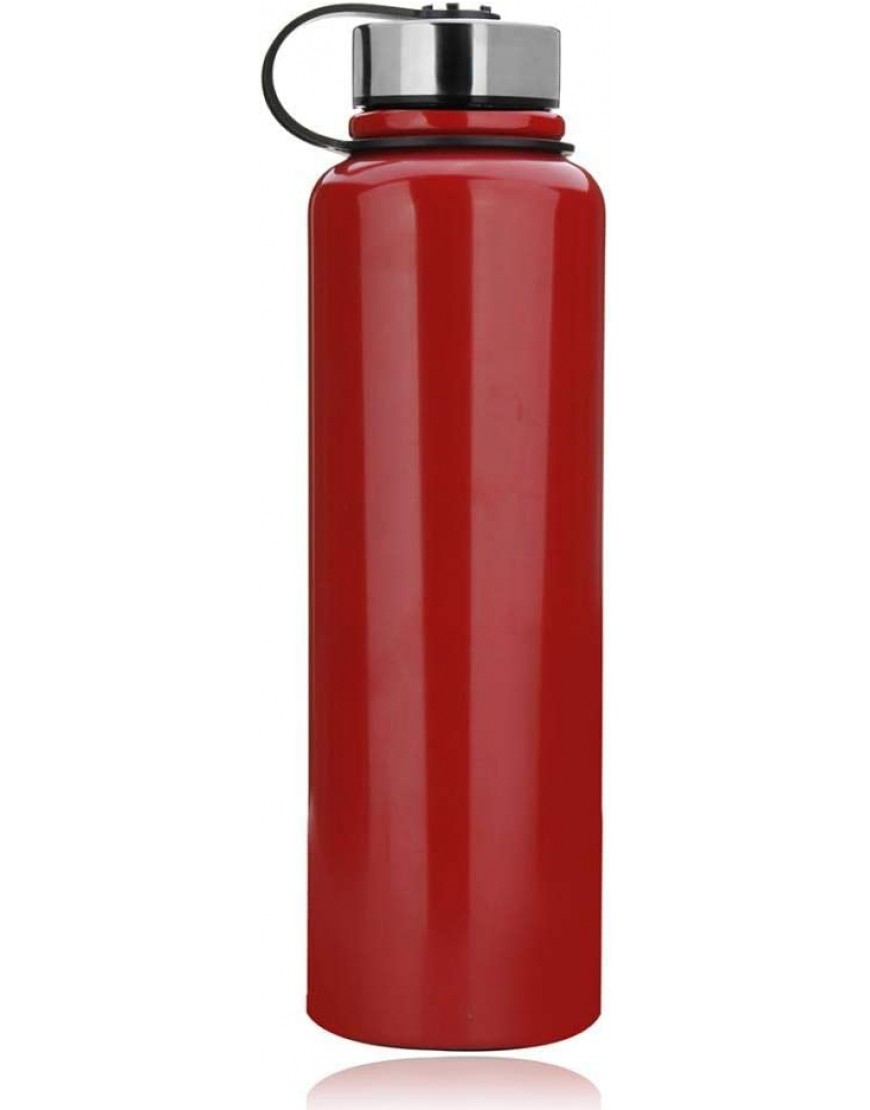 YYW 1.5 Liter Edelstahl Thermo Trinkflasche Vakuum Isolierte Edelstahl Thermosflasche Auslaufsicher Wasserflasche Sportflasche Doppelwandige Isolierflasche für Für den Sport - B07Z7TKV9W