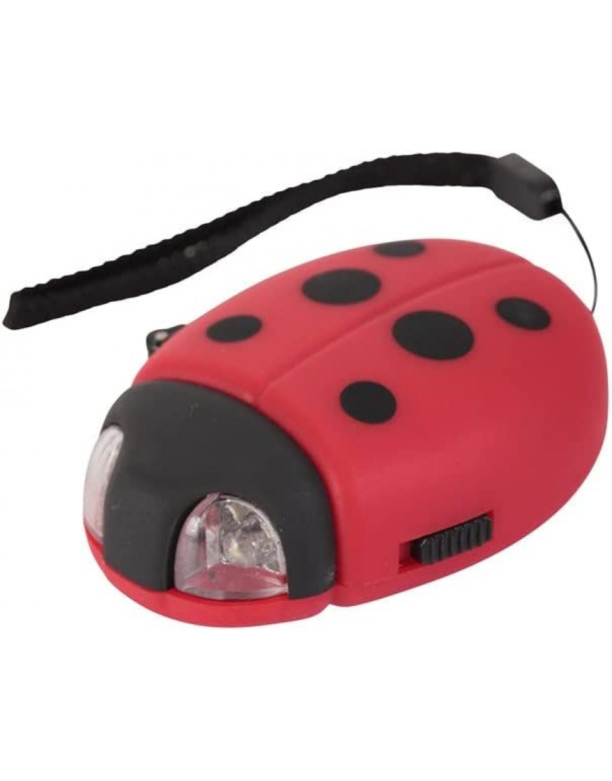 Mountain Warehouse Ladybird Dynamo-Taschenlampe – Taschenlampe mit Hellen LED-Birnen batteriefreies Licht zum Kurbeln – ideal für Outdoor Camping Garten - B084TWVSSJ