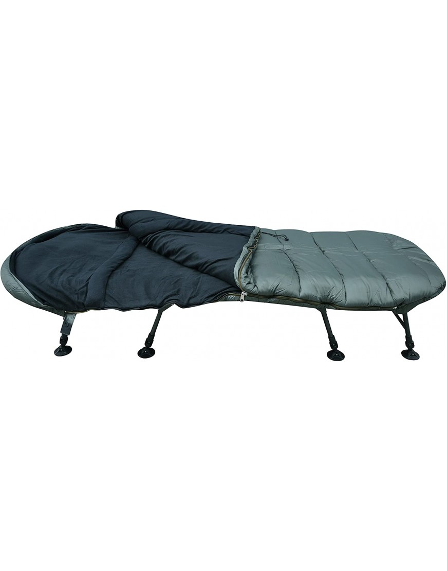 MK Angelsport Schlafsack fürs Angeln extra breit wasserfester und Rutschfester Karpfenliegen-Schlafsack Außenschlafsack mit “Wärme-Stop-System” bis zu -5° mit Tragetasche - B00IUQ6CTE
