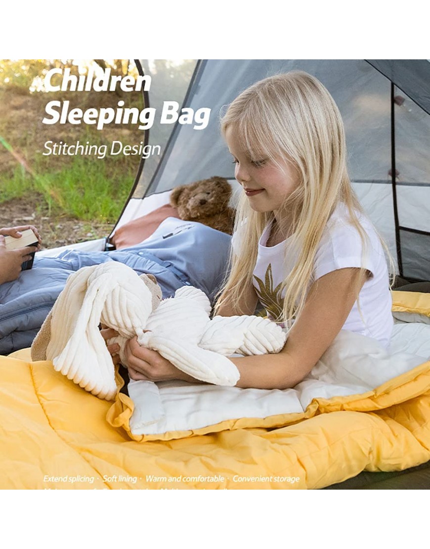Naturehike Kinder Schlafsack Super Warm Mumienschlafsack Leicht & Kompakt mit Baumwoll Innenfutter für Camping Outdoor Reise Zelten Wandern - B097BSB4LK