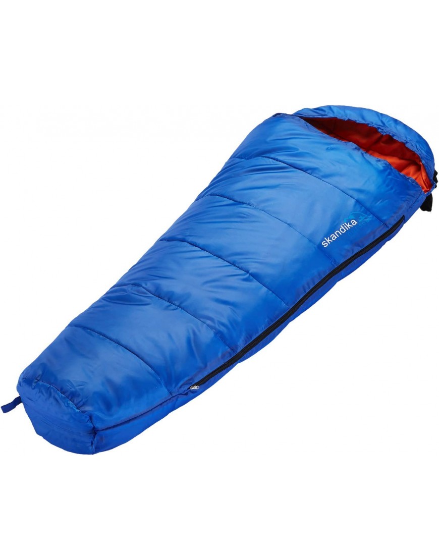 Skandika Vegas Junior Kinderschlafsack | Outdoor Camping Schlafsack für Kinder weiches Innenfutter kuschelig weich wasserabweisend Komfortbereich von 12 bis 3°C 170 x 70 cm - B00NXW2OP6