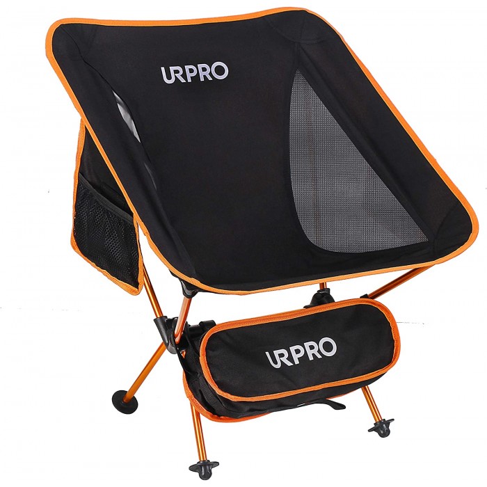 URPRO Camping Stuhl Ultraleichte tragbare Klappstühle mit Tragetasche Schwere 145KGS Kapazität Klappstuhl Camping Klappstühle Strand - B07PLSKNCT