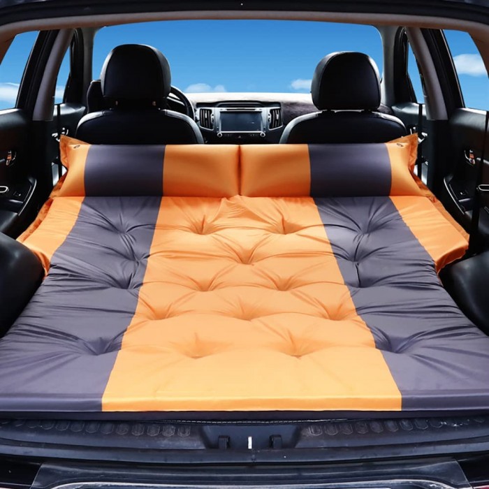 XLUCBS Selbstaufblasende Schlafmatten Auto-Reisebett automatisch aufblasbar für selbstfahrende Tour Yoga Camping SUV spezielle Luftmatratze Multifunktions-Auto-Luftmatratze - B09Z2SH4CH