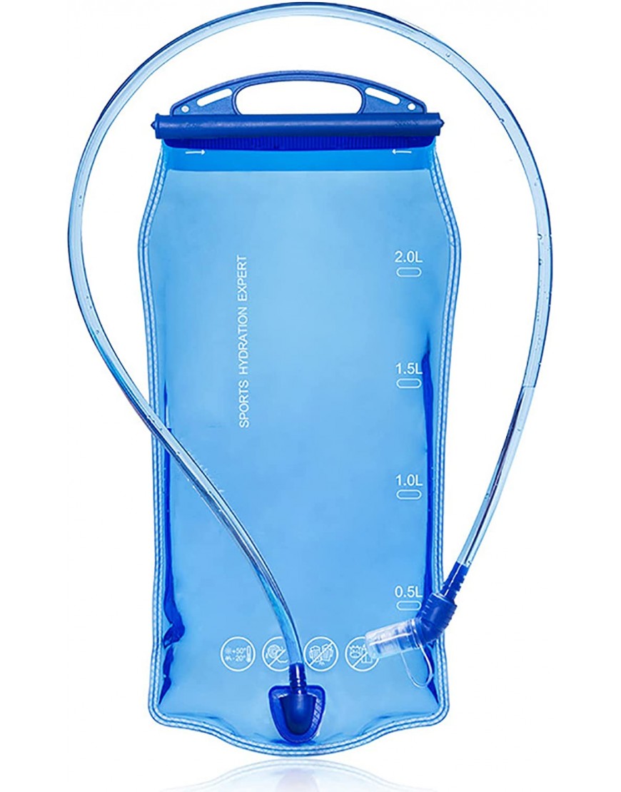 BONAHUI Auslaufsichere 2-Liter-Wasserblase Outdoor-Bergsteigen-Trinktasche Für Camping Laufen Wandern Reiten - B09ZHZQ5SH