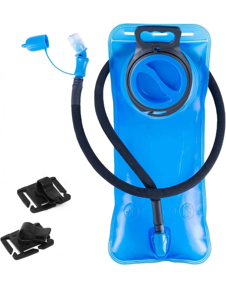 Trinkblase 2 Liter auslaufsicherer Wasserbehälter mit isolierter Hülle BPA-frei militärische Wasseraufbewahrung Trinkrucksack Ersatz ideal für Radfahren Wandern Camping Jagd Laufen - B08YNDH1WW