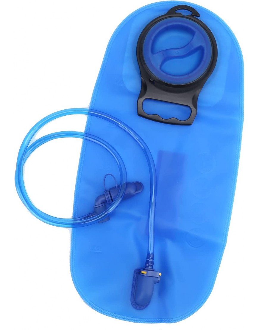 VGEBY 3 Liter Wasserblase Faltbare TPU Trinkblase für Outdoor Sportarten Radfahren Camping Bergsteigen Blau - B09BYQH7YP
