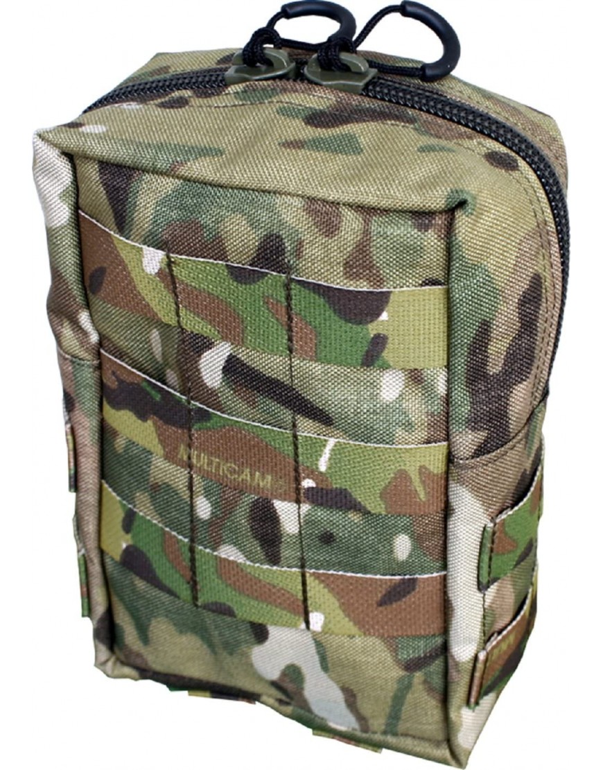 Zentauron Reißverschlusstasche M mit MOLLE-System I BW-Tasche Rucksack Zusatztasche aus Cordura Farbe Multicam - B00FF9R4HS