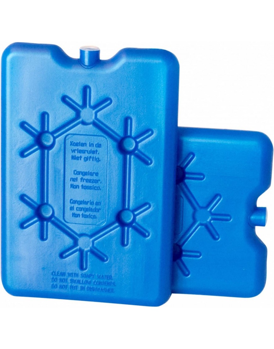 ToCi 2er Set Kühlakku mit je 200 ml | 2 Blaue Kühlelemente flach Kühlakkus für Kühltasche oder Kühlbox | Kühlakkus dünn extra flach | Kühlpads Kühlpack für Kühltragetasche - B01FXDPKOY