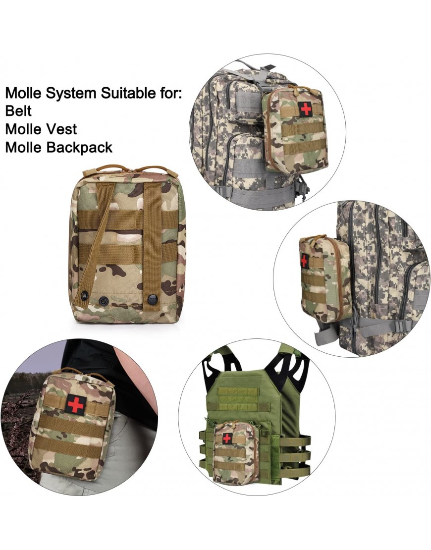 G4Free EMT Pouch Tactical Molle Medizinische Tasche Erste-Hilfe-Tasche - B07DWQ93F3