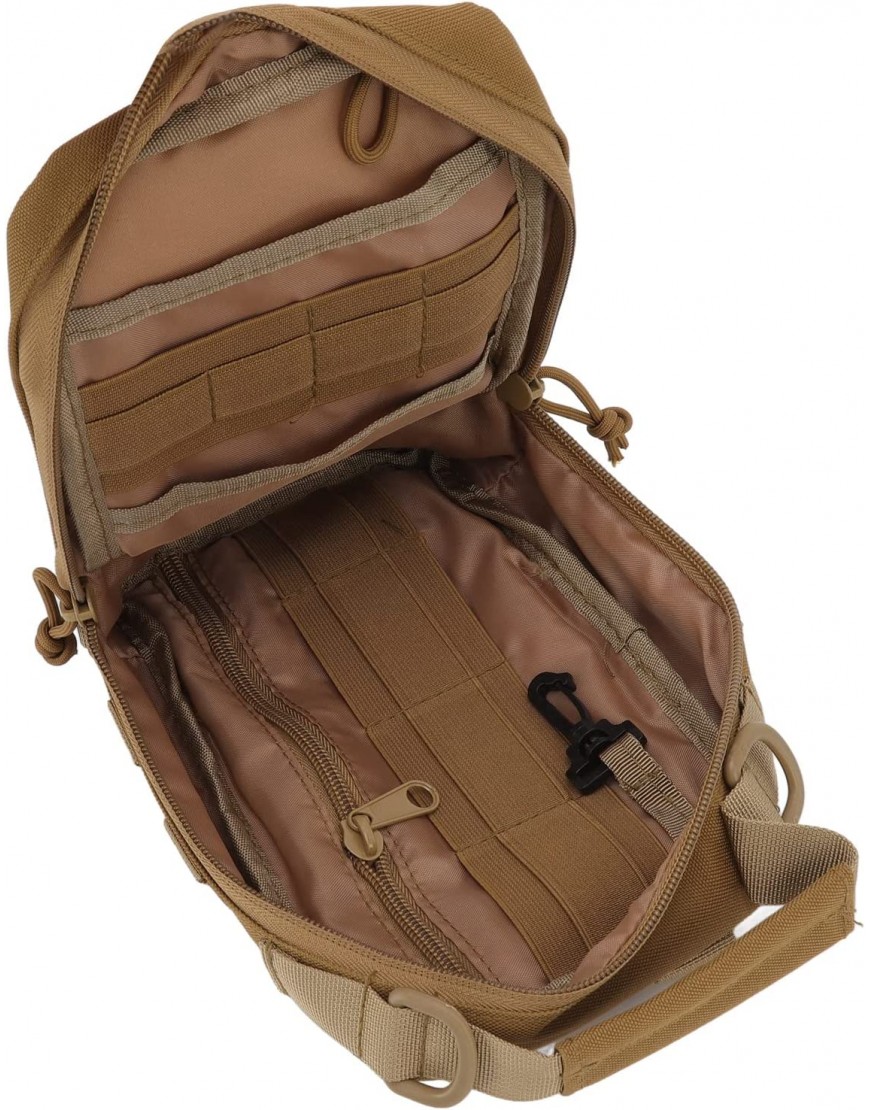 Okuyonic Notfall-Hilfe-Kit für den Außenbereich Erste-Hilfe-Kit-Tasche mit großer Kapazität Khaki zum Wandern auf Reisen - B0B4KBKJJ3